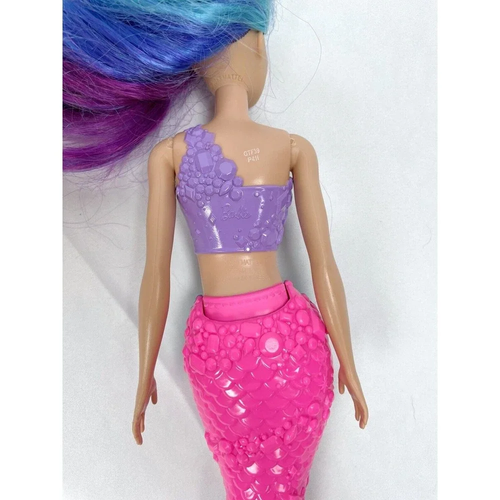 Barbie Dreamtopia Mermaid Purple‎ Blue Hair Pink Tail Doll